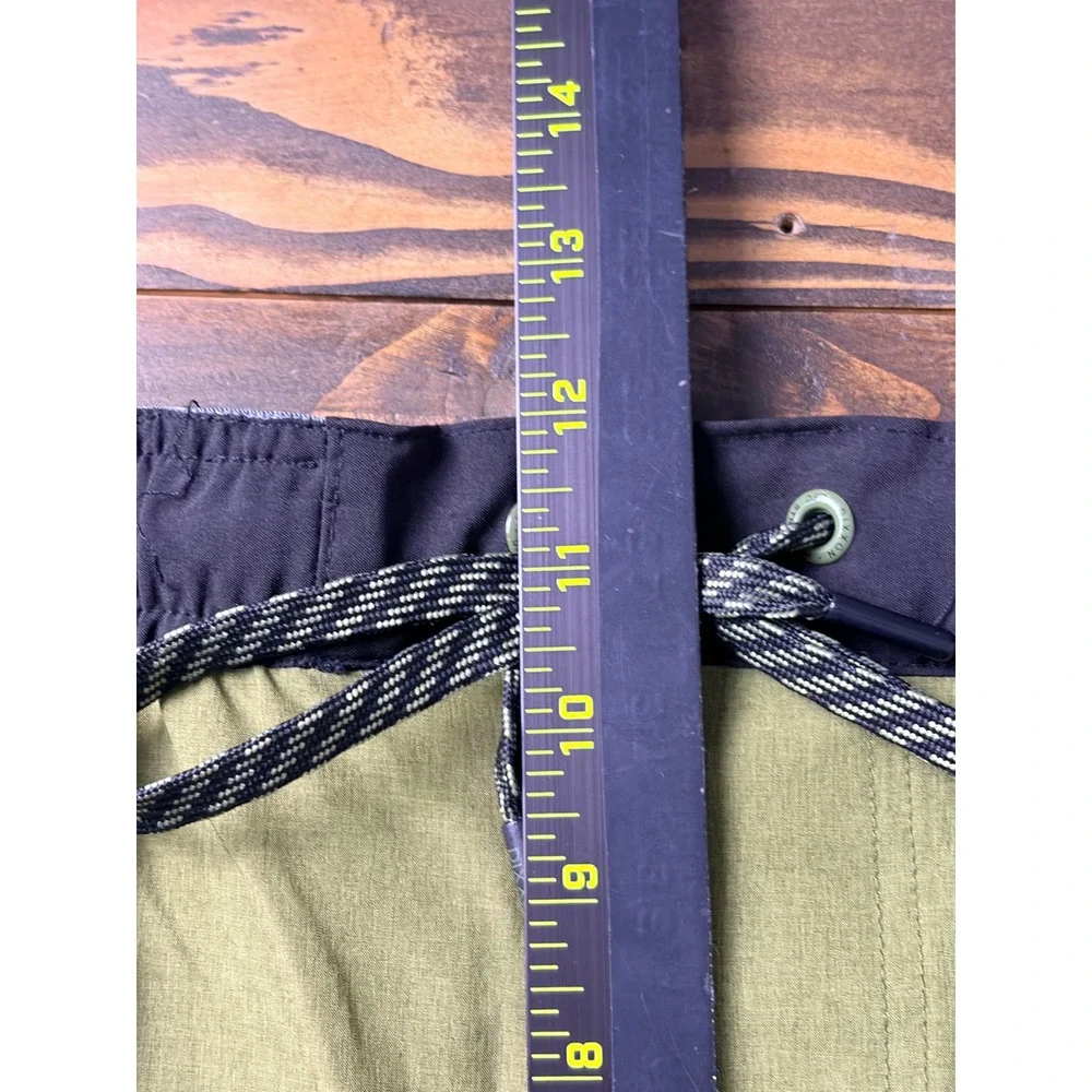 Dixxon Board Shorts Mens S Olive Green Hybrid Stretch Swim Trunks